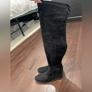 Marc Fisher Black Over-the-Knee Boots, Womens size 6.5M